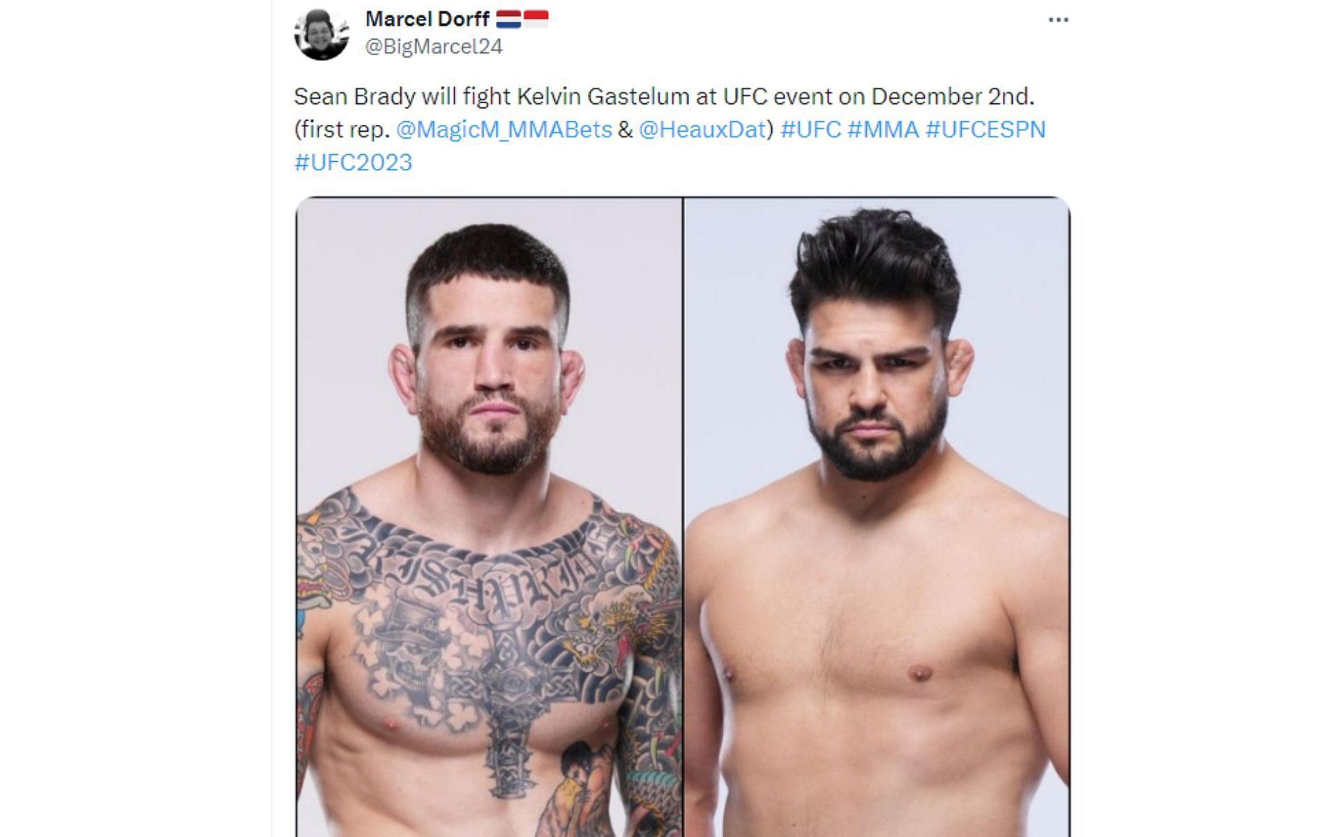 Kelvin Gastelum appearing slimmer in Phuket, Thailand. He will be