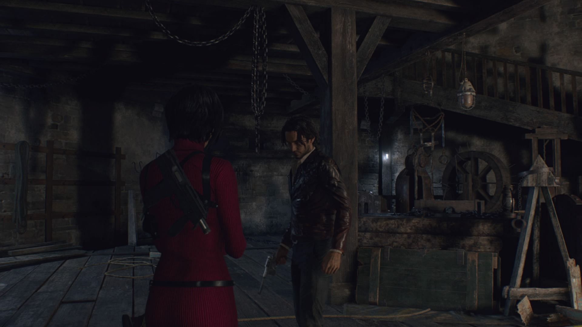 Luis and Ada in Resident Evil 4 Separate Ways DLC (Image via Capcom)