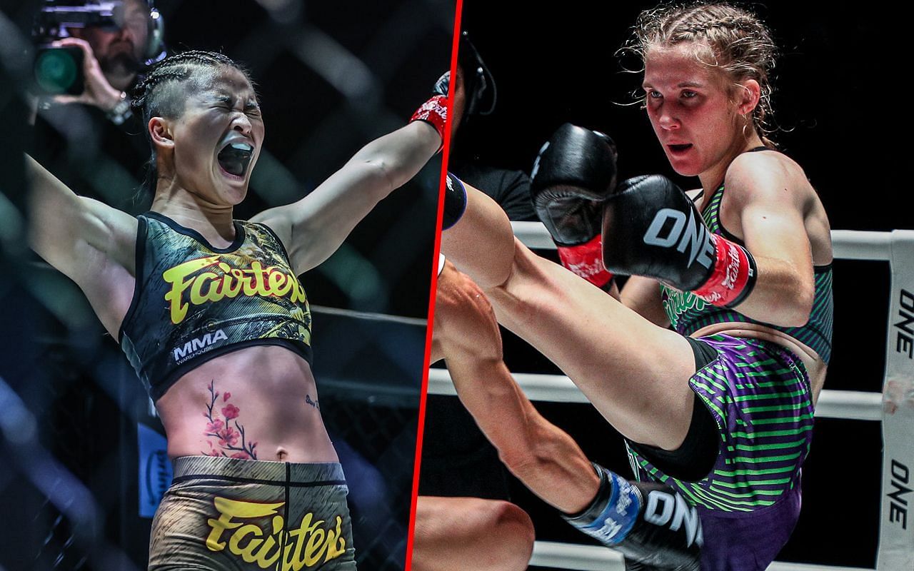 (left) Stamp Fairtex and (right) Smilla Sundell [Credit: ONE Championship]