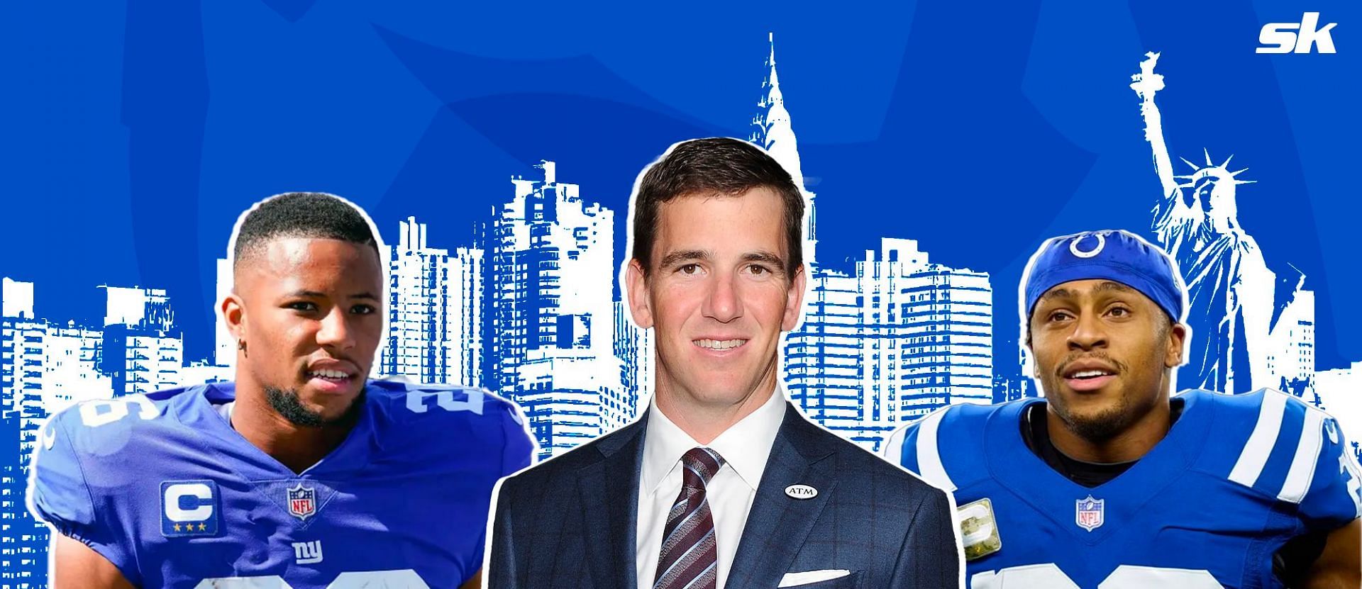 Eli Manning chimes in on RB market controversy after Saquon Barkley&rsquo;s new deal, Jonathan Taylor&rsquo;s holdout