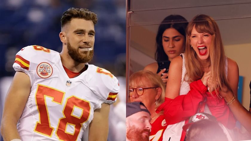 Travis Kelce, Taylor Swift's linkup labeled 'calculated publicity stunt' by  fans over 1989-inspired gameday fit - I ABSOLUTELY know it's PR