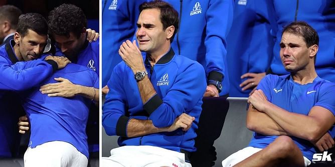 "Never has the word 'scenes' been more apt" - Photographer who captured iconic Roger Federer image at Laver Cup 2022 remembers the Swiss' farewell