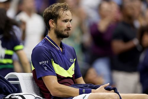 Daniil Medvedev during the US Open final