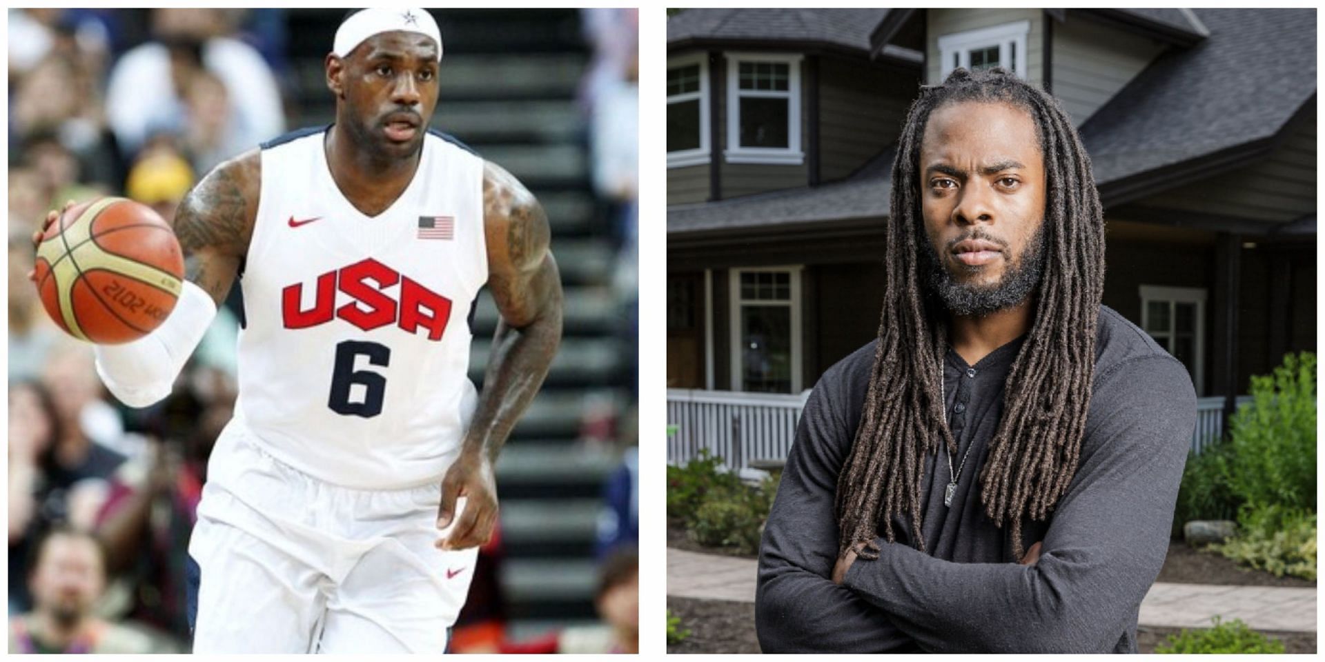 Richard Sherman (R) expects Team USA to win Olympics led by LeBron James (R)
