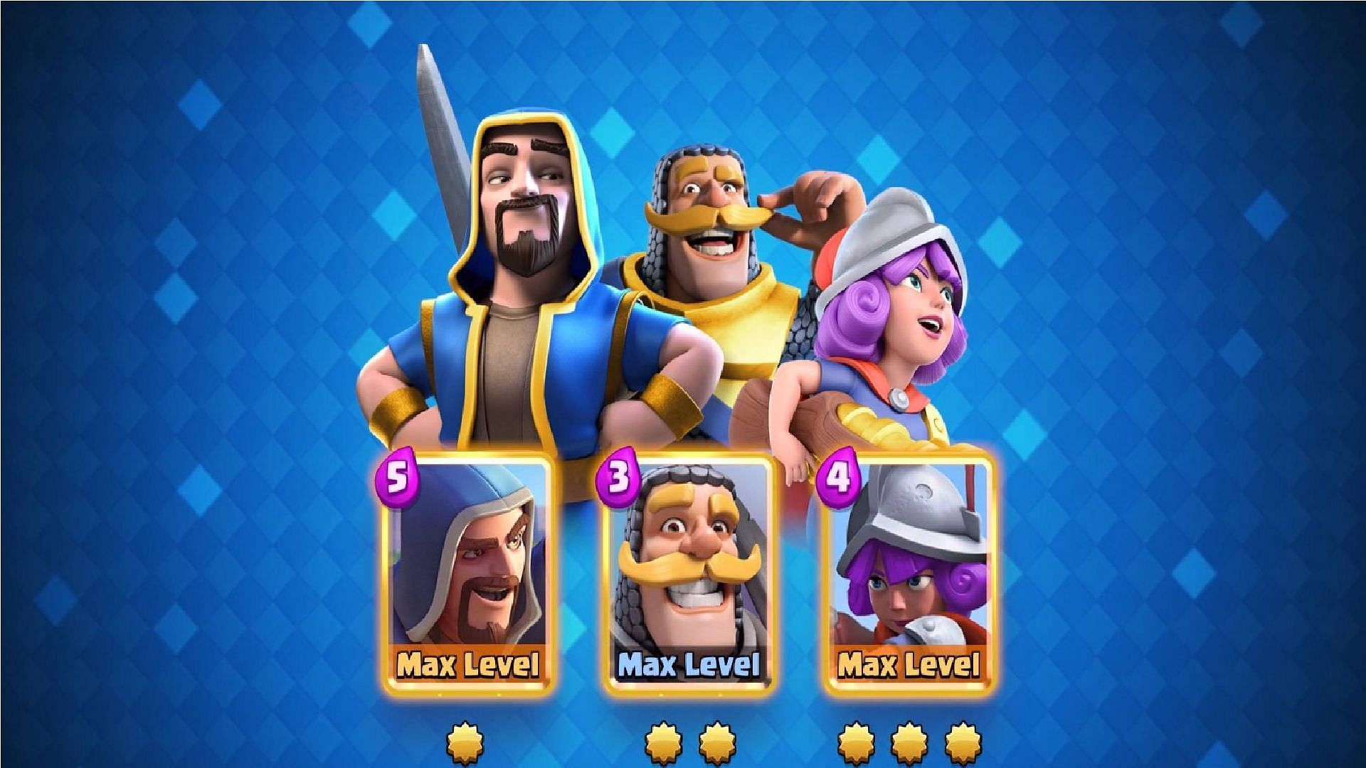 Max-level cards (Image via Supercell)