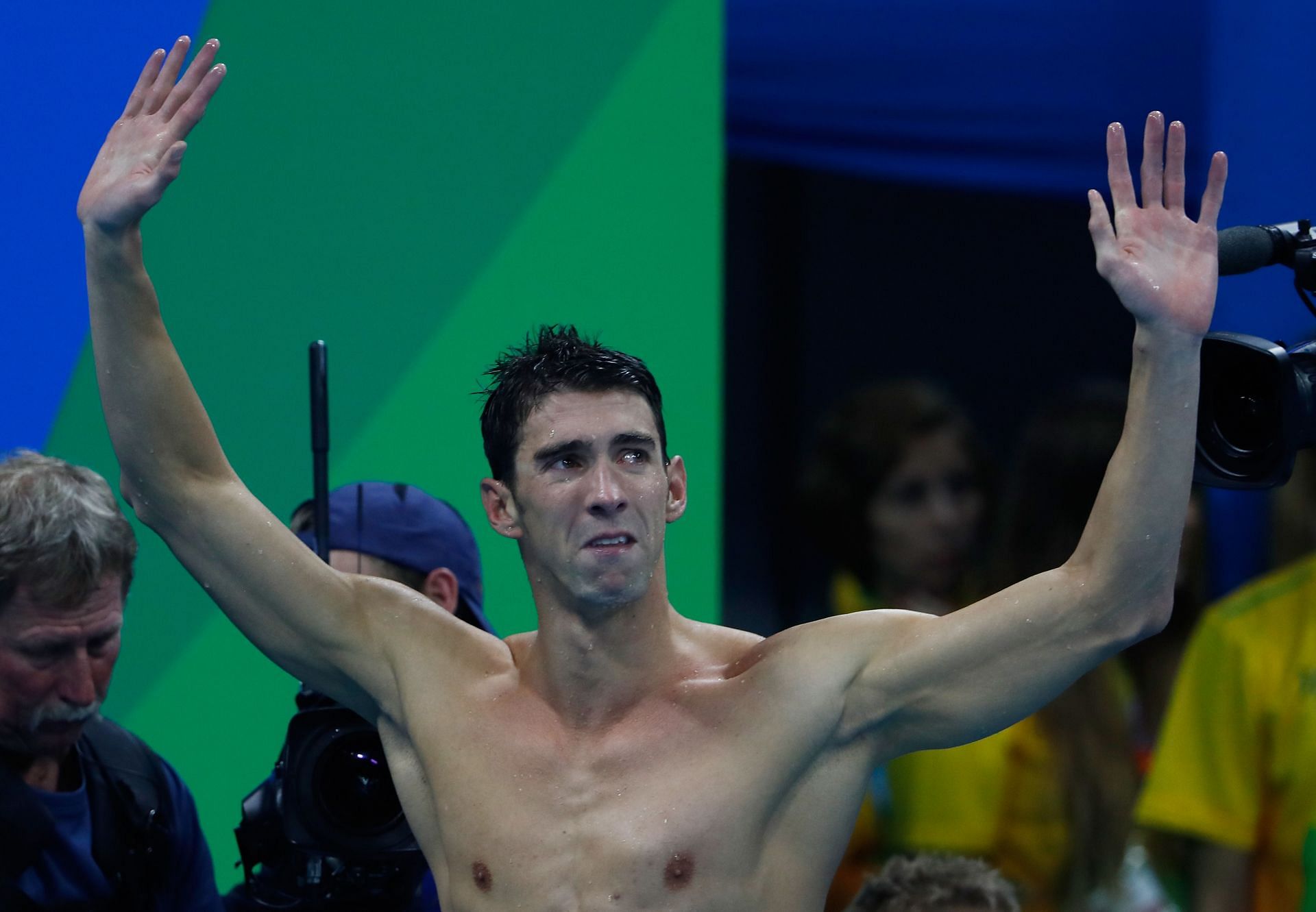 Phelps at Olympics: Day 8