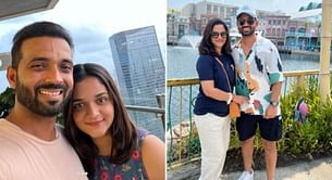 [Picture] Ajinkya Rahane shares heartwarming post with his wife Radhika on their 9th wedding anniversary
