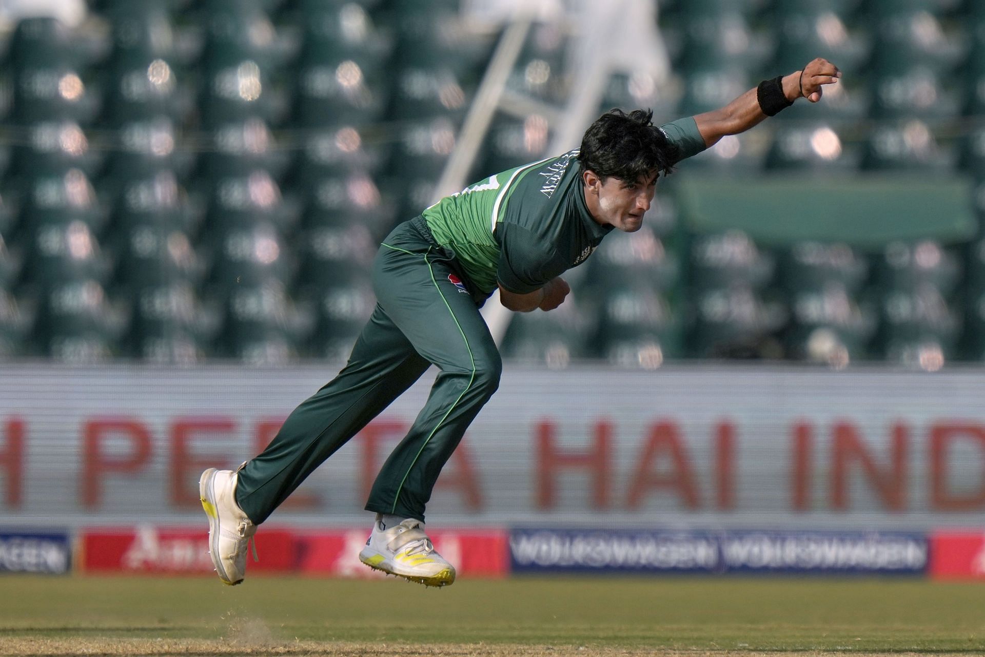 Naseem Shah has been ruled out of the remainder of the 2023 Asia Cup. [P/C: AP]