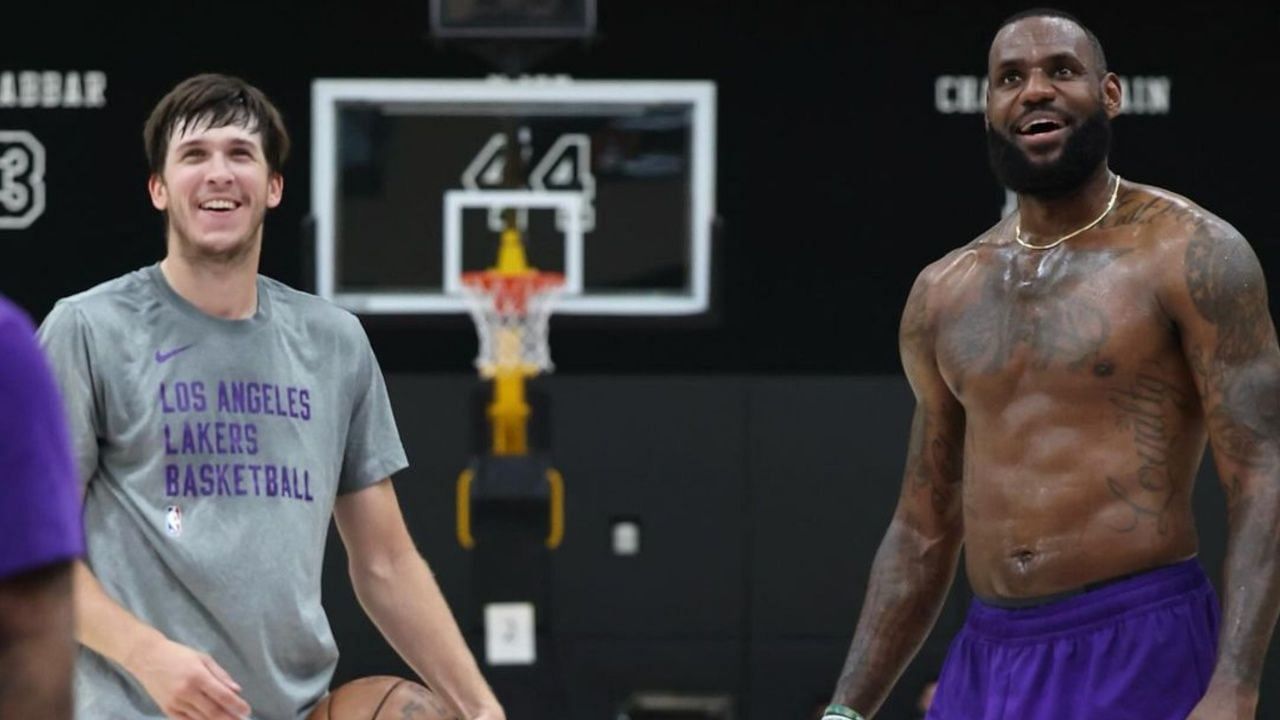 Austin Reaves and LeBron James (Photo: LeBron James/Instagram)