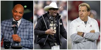 "A lot of coaches are cowards" - Charles Barkley equates Deion Sanders to Nick Saban over unique coaching trait