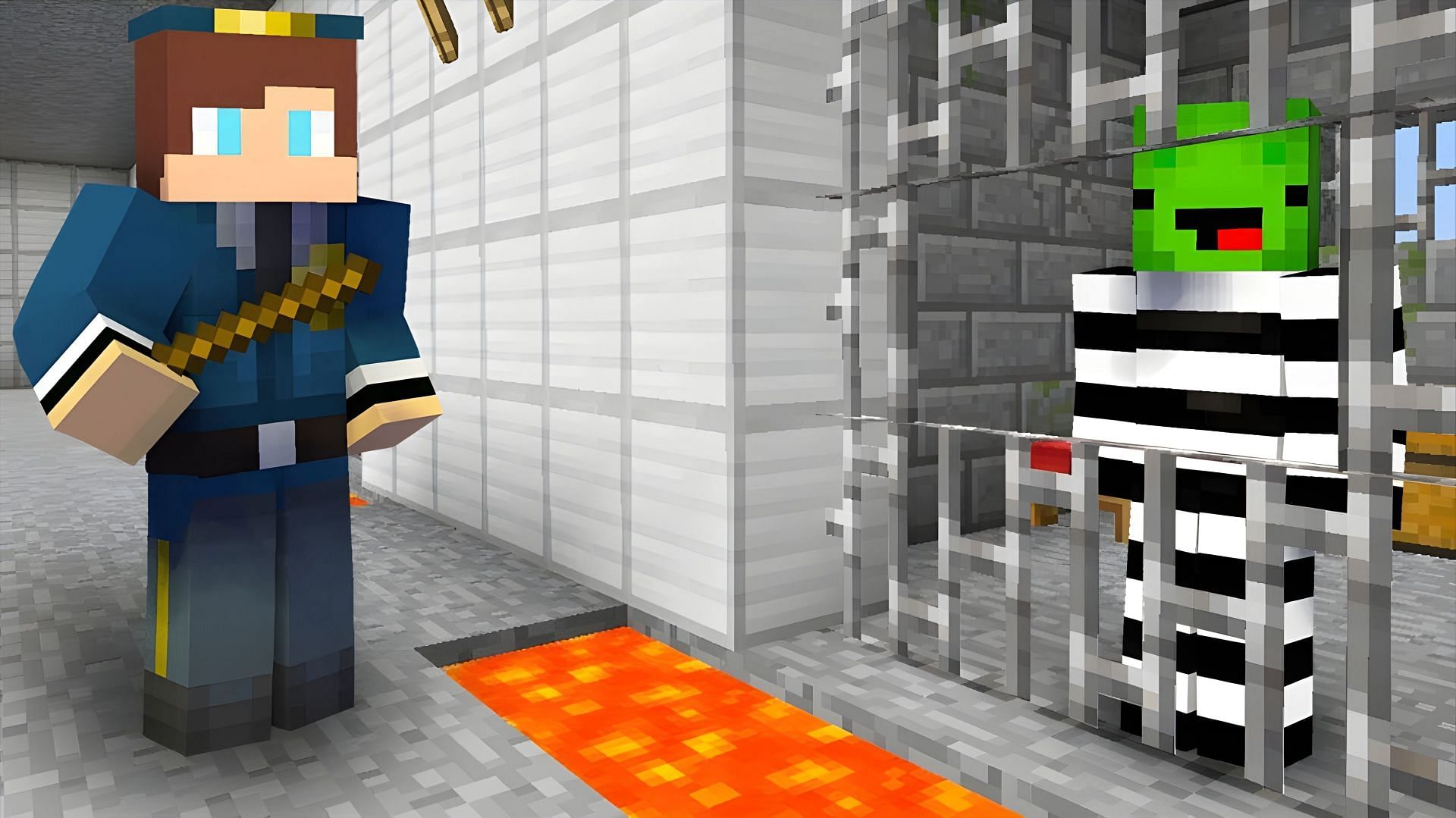 Minecraft Non OP Prison servers offer an old school style of gameplay (Image via Youtube/Maizen)