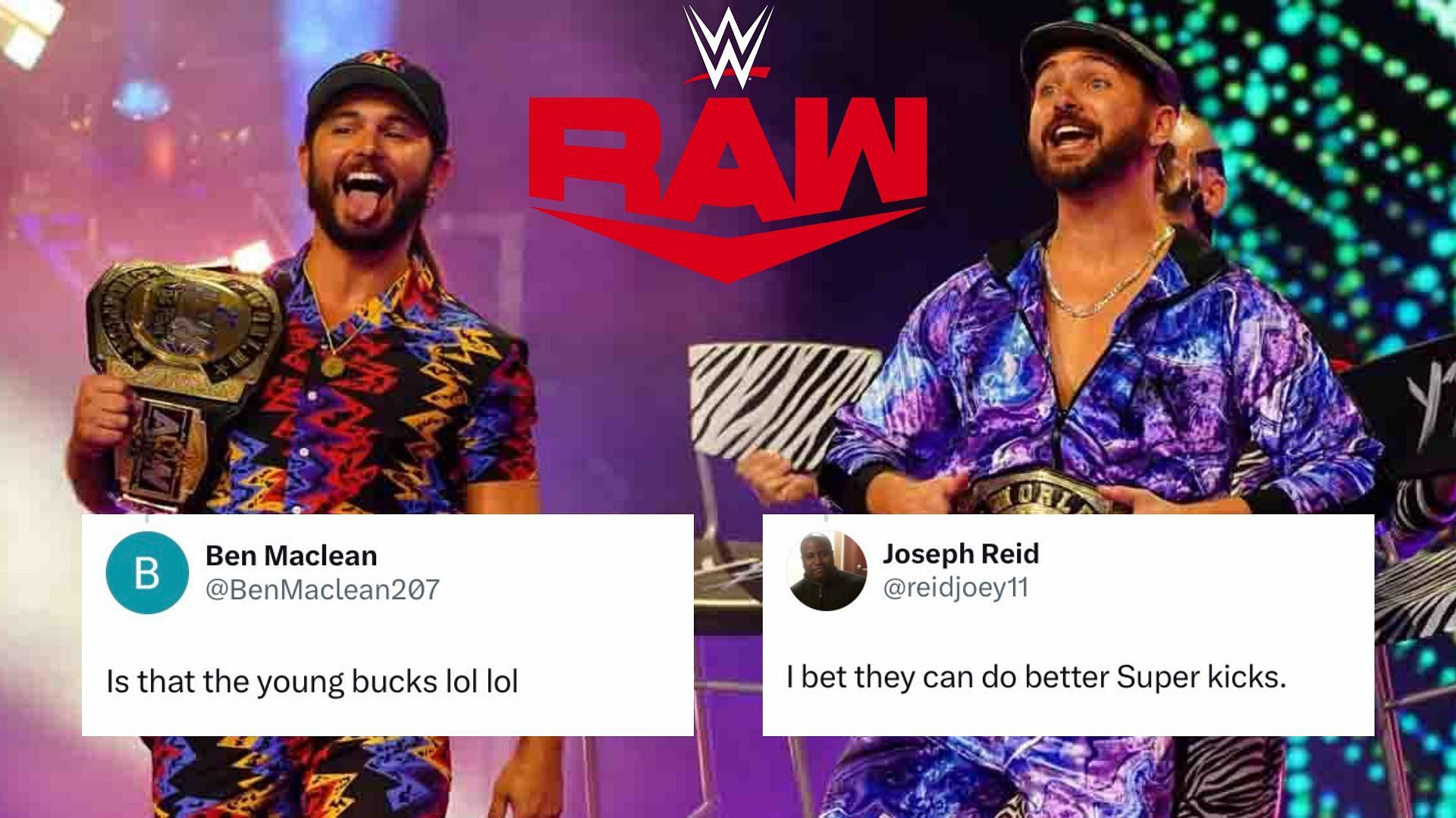 WWE fans have poked fun at The Young Bucks