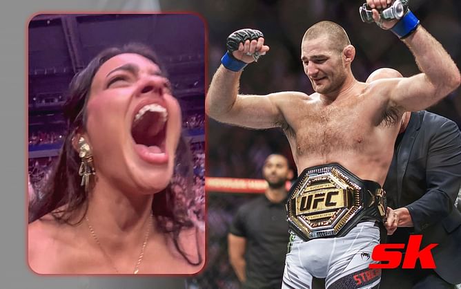 "THIS ONE IS FOR THE MISFITS" - Nina-Marie Daniele's berserk cageside reaction to Sean Strickland's #andnew moment