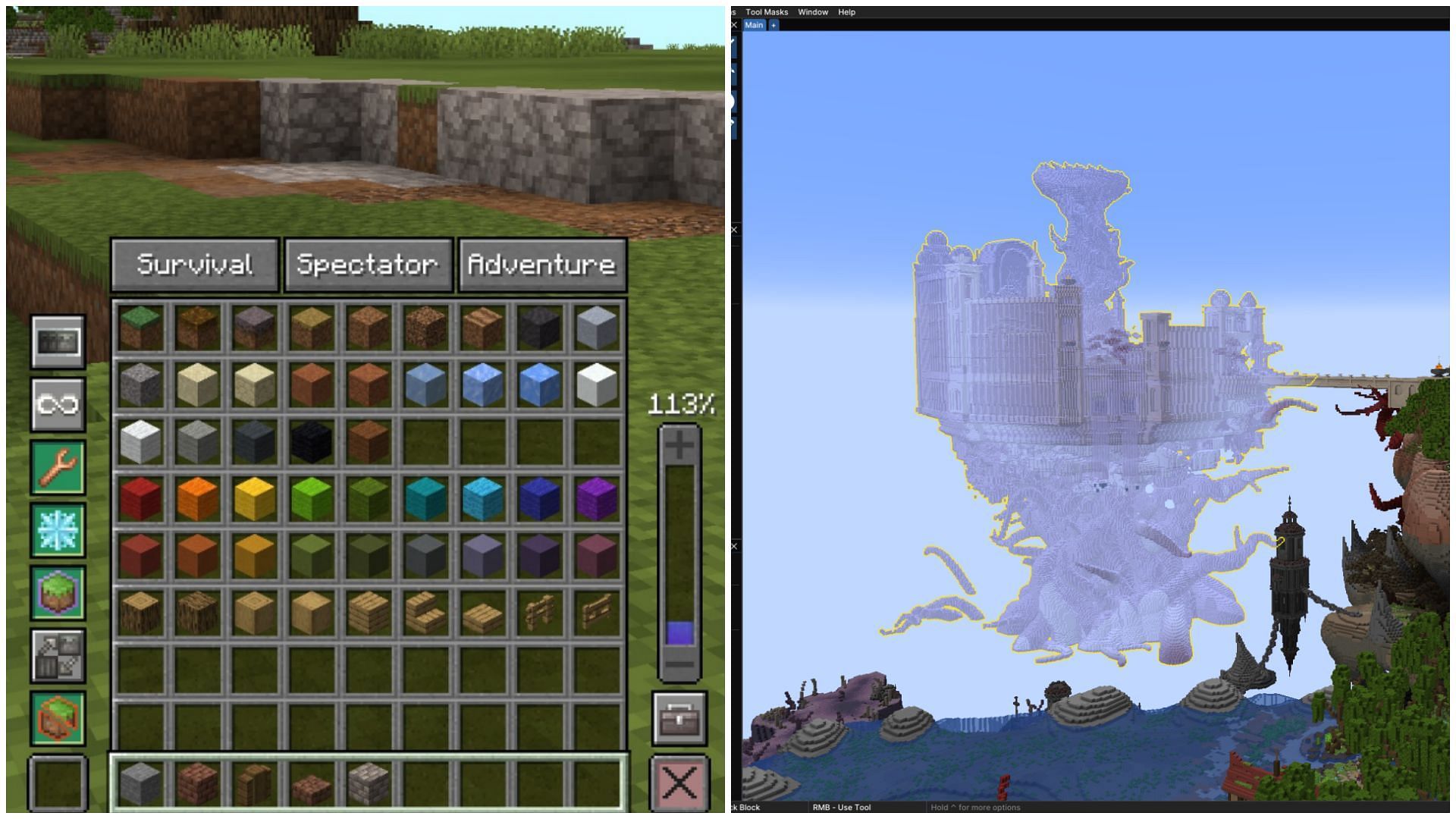 Axiom is a powerful Minecraft world editing mod, similar to WorldEdit (Image via Sportskeeda)