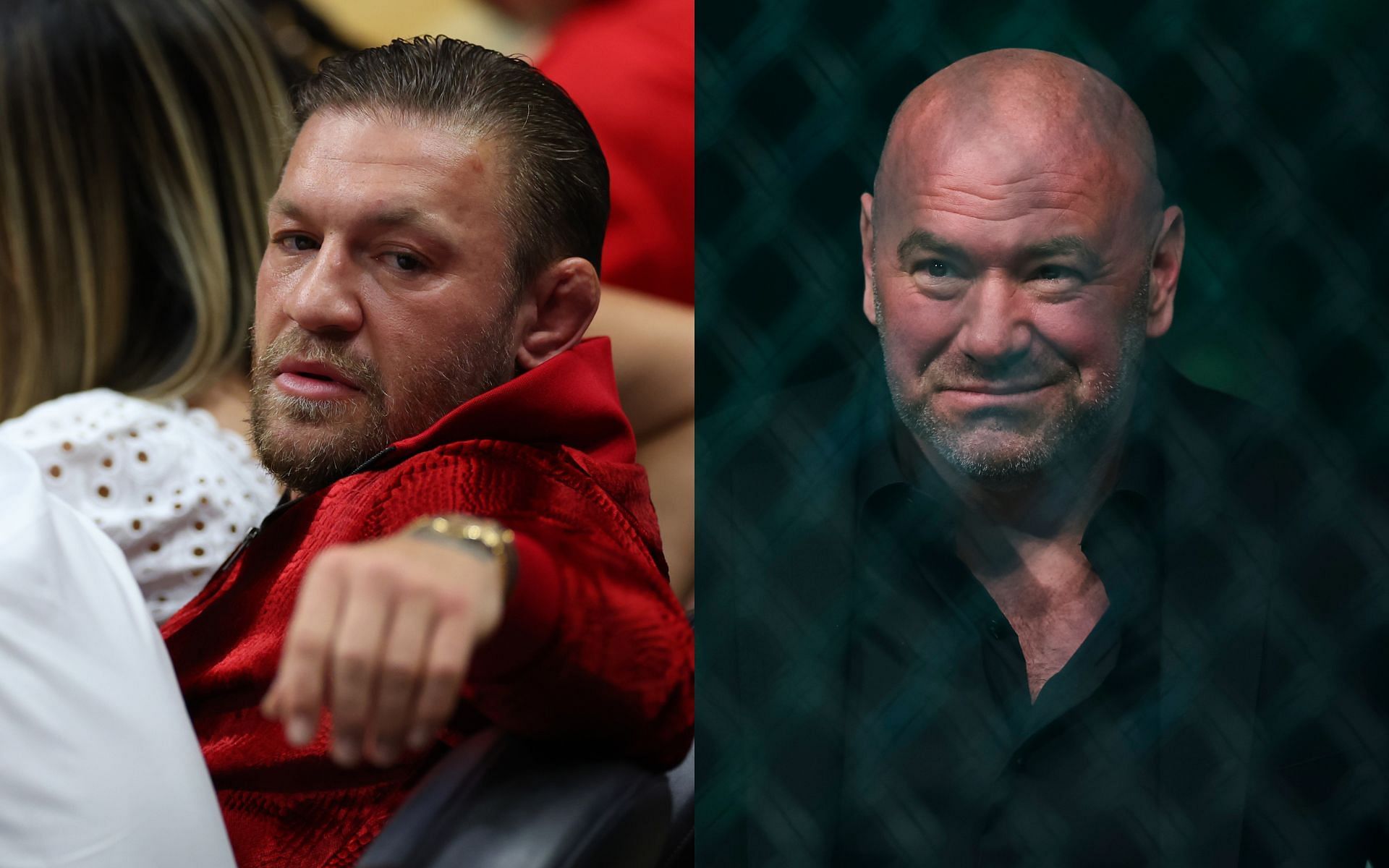 Conor McGregor (Left) and Dana White (Right) [*Image courtesy: Getty Images]