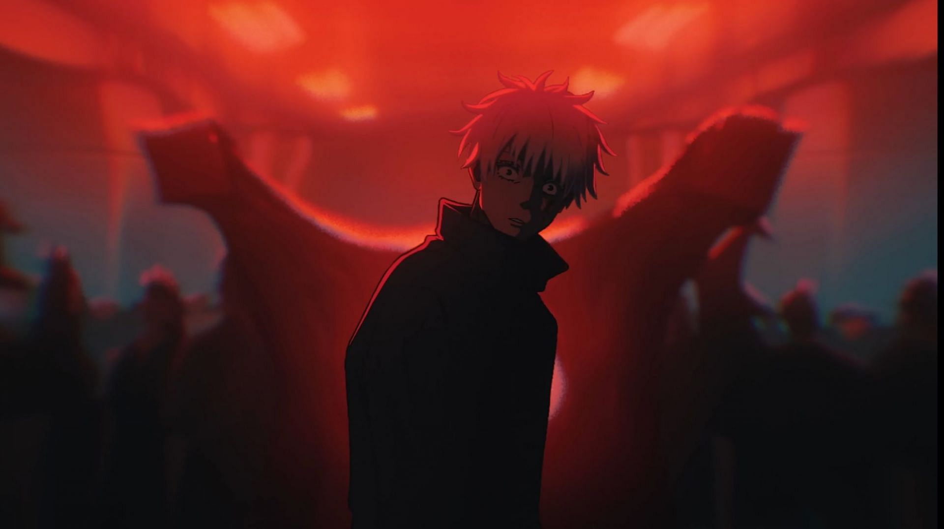 Gojo in front of the Prison Realm in Jujutsu Kaisen (Image via MAPPA)