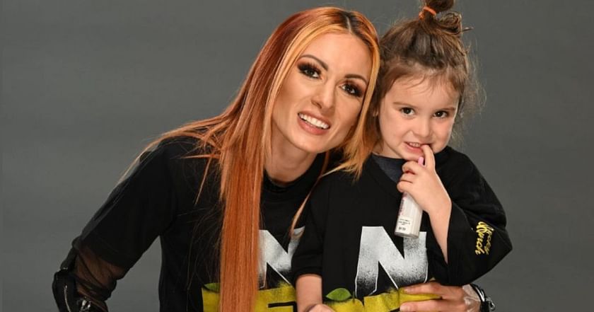 WWE Star Becky Lynch's Daughter Roux Is a Daddy's Girl in Rare