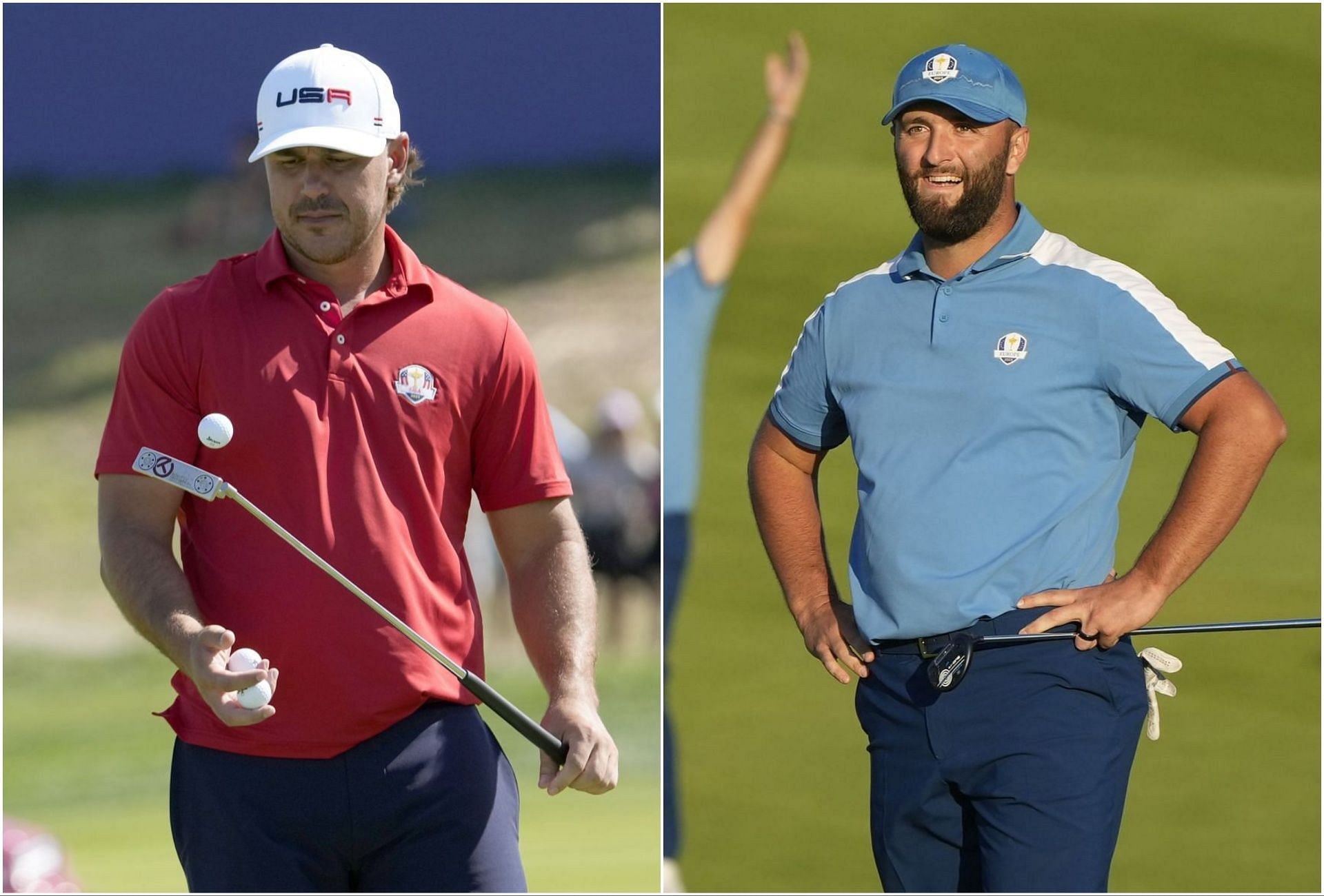 Brooks Koepka and Jon Rahm at the 2023 Ryder Cup (via Getty Images)