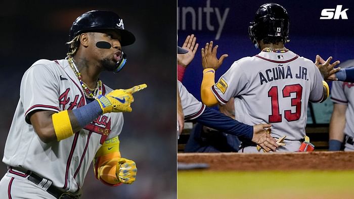 Acuña's sprint for history: Braves star reaches 25 HR, 55 steals