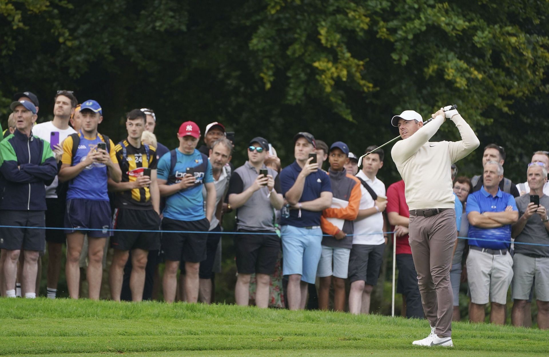 WATCH Rory McIlroy holes out a sensational eagle at the Irish Open