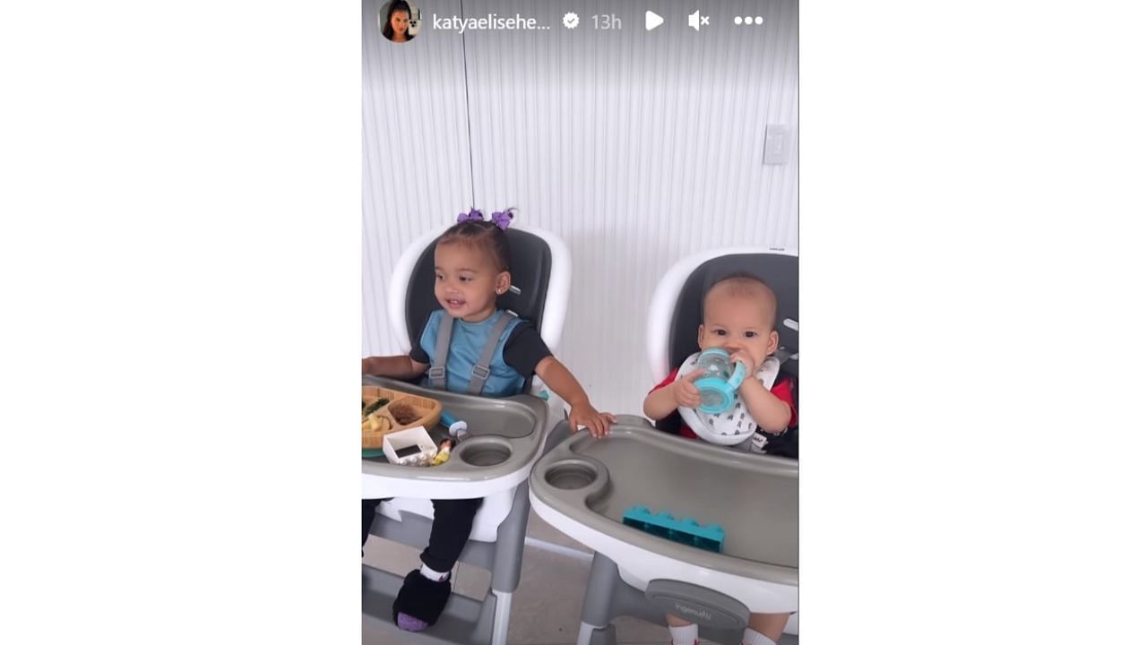 Tyler Herro and Katya Elise Henry&#039;s adorable kids