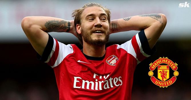 Manchester United star's former coach claims ex-Arsenal man Nicklas Bendtner was a 'more naturally-gifted footballer'