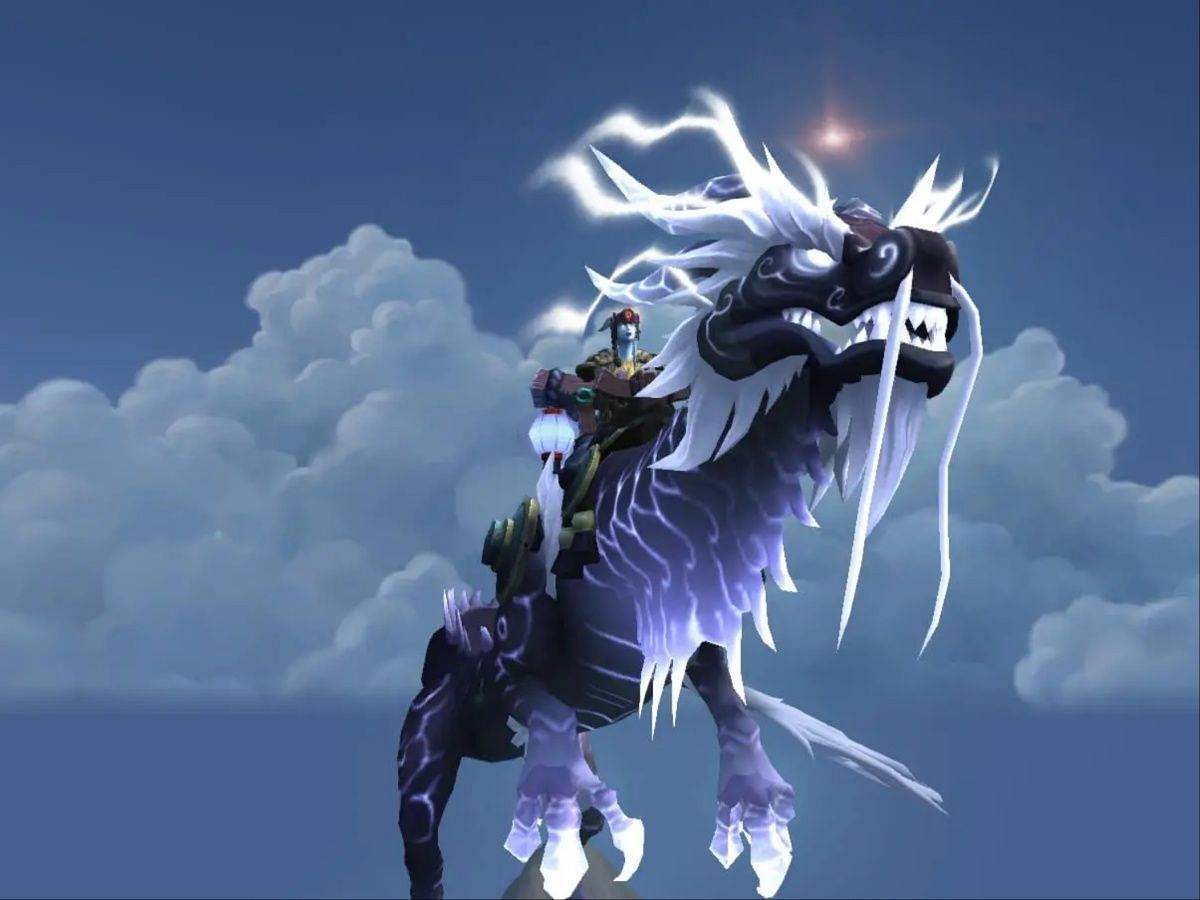Heavenly Onyx Cloud Serpent in WoW (Image via Blizzard Entertainment)