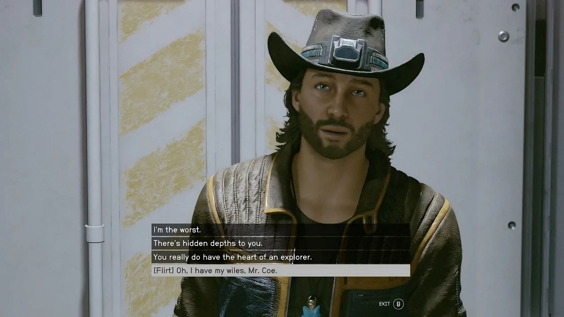 Starfield voice actor claps back at homophobic remark about Sam Coe romance options (Image via Bethesda)
