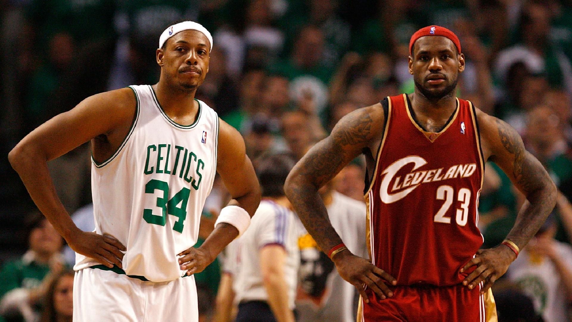 Paul Pierce and LeBron James rivalry