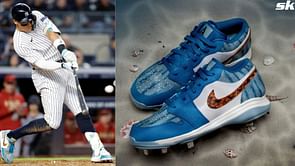 Fans wows as Aaron Judge sports Air Jordan 1 Low “Getting Maui-ed” commemorating his wedding location with wife Samantha: "We love a wife guy"