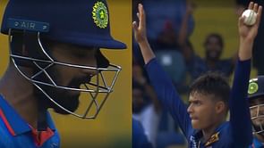 [Watch] KL Rahul gives simple return catch for Dunith Wellalage's 4th wicket in IND vs SL Super 4 match