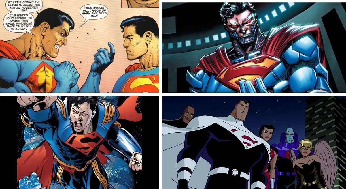 Evil versions of Superman (Image via Sportskeeda)