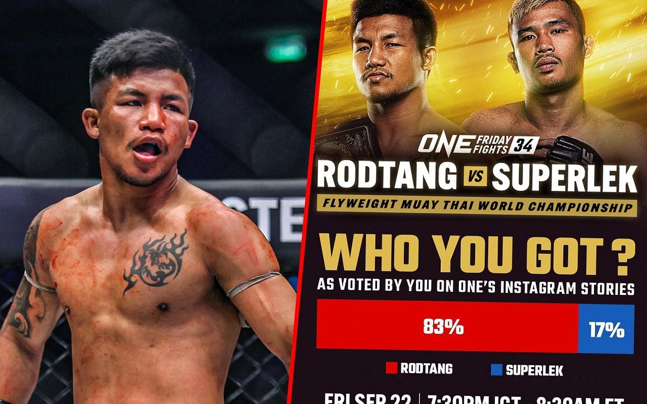 Rodtang Jitmuangnon vs. Superlek Kiatmoo9 [Credit: ONE Championship]