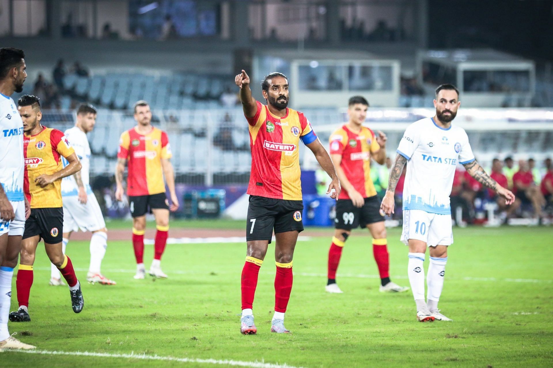 East Bengal were held to a stalemate against Jamshedpur FC.