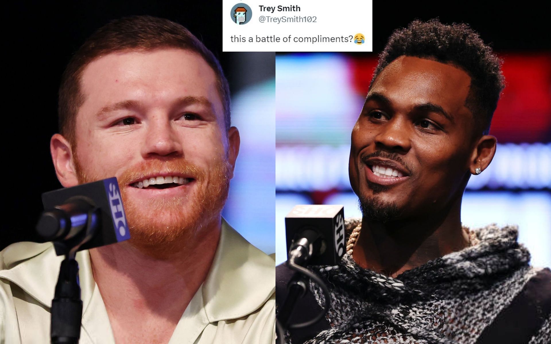 Canelo Alvarez (left) and Jermell Charlo (right) [Images Courtesy: @GettyImages]