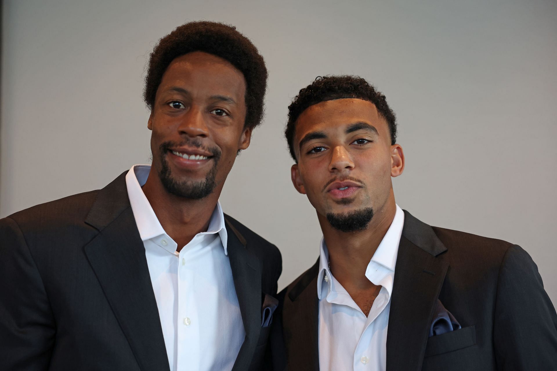 Compatriots Gael Monfils and Arthur Fils of Team Europe