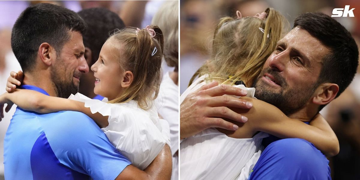 Novak Djokovic shared a heart-warming moment with daughter Tara after the US Open final