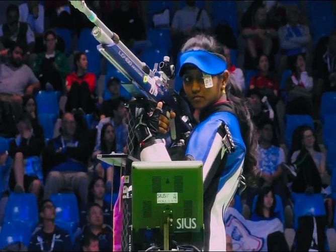 India's Elavenil Valarivan claims gold at ISSF World Cup 2023
