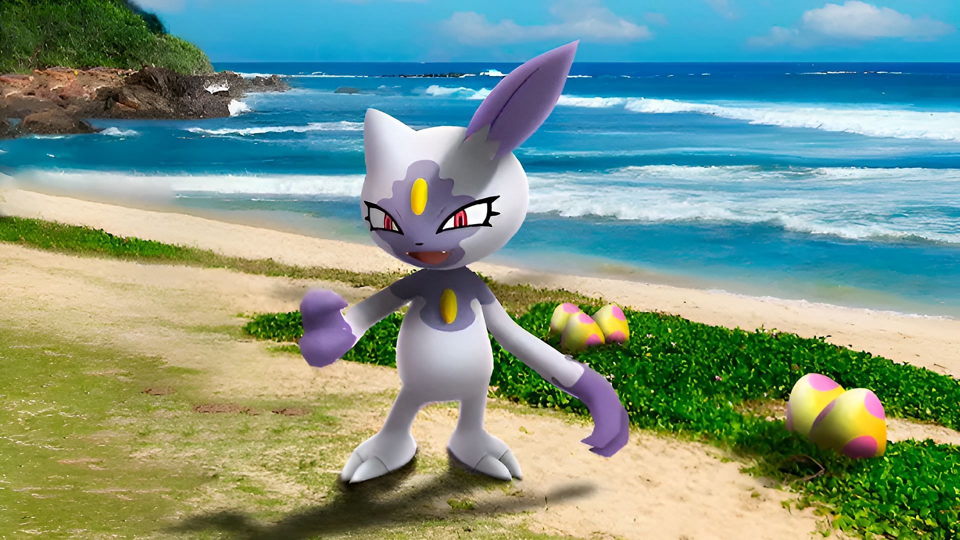 Hisuian Sneasel as it is seen in Pokemon GO.