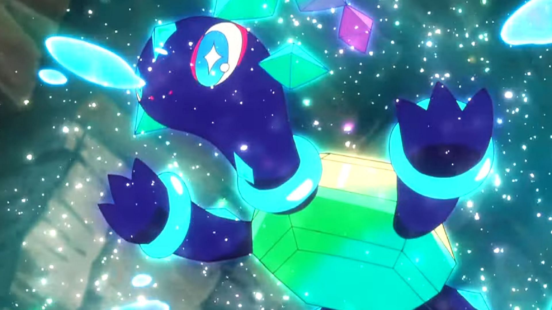 Liko&#039;s pendant transforms into Terapagos in Pokemon Horizons (Image via The Pokemon Company)