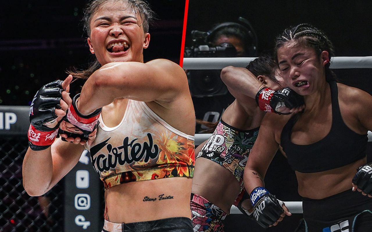 Bi Nguyen FREE FULL FIGHT Stamp Fairtex gets in a full on