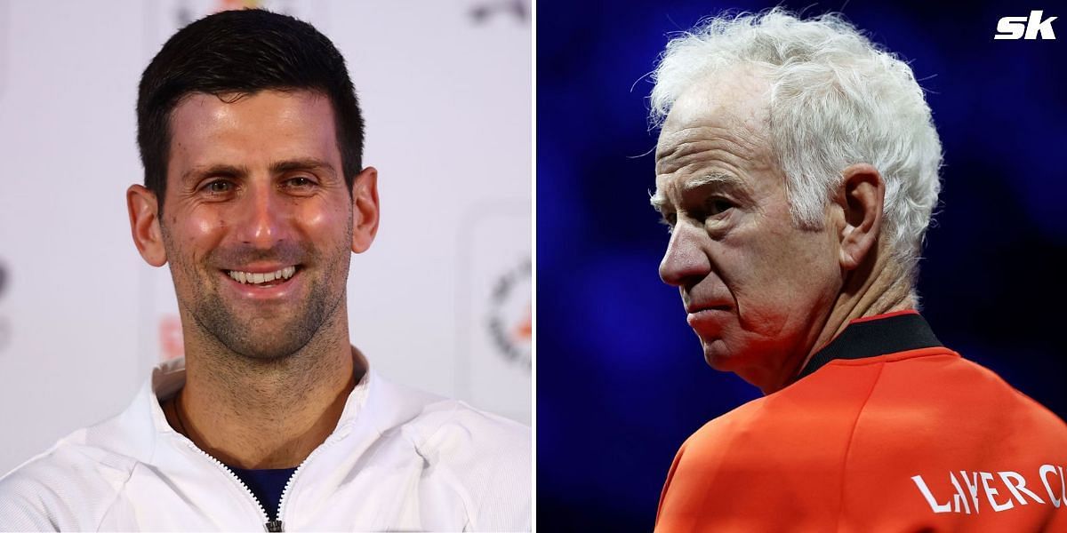 Novak Djokovic John McEnroe 