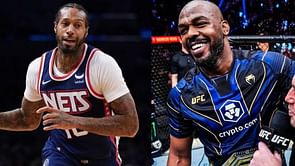 "We think we're bada**" - UFC Hall-of-Famer casually dismisses NBA player James Johnson claiming he could beat Jon Jones