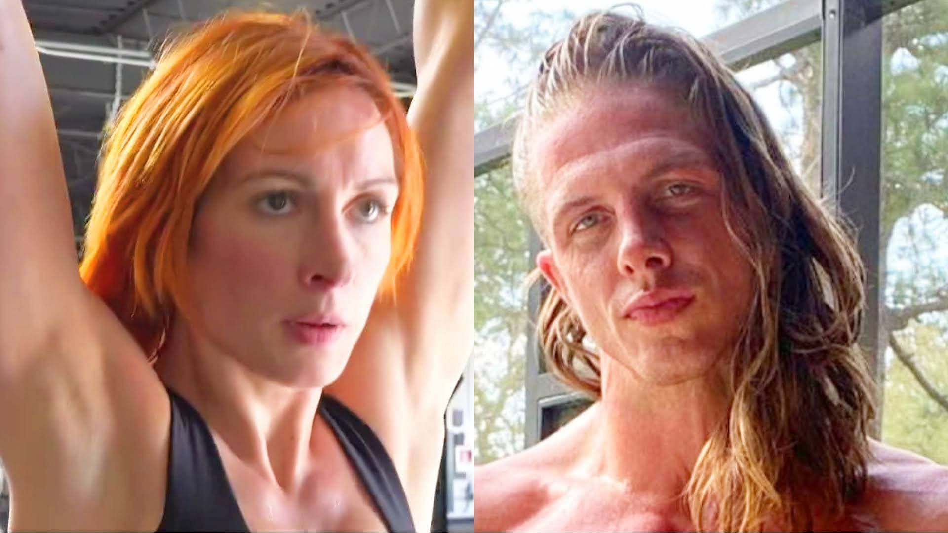 Becky Lynch (left) and Matt Riddle (right) are top stars on WWE RAW