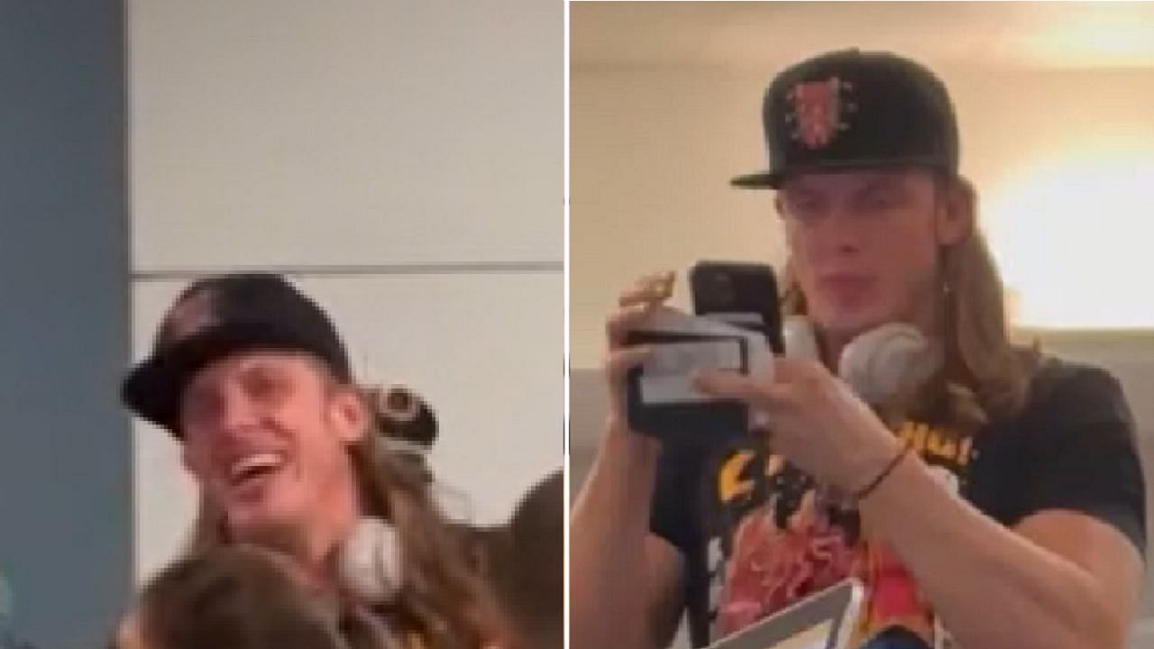 Matt Riddle was in a drunk state at the airport as per a witness