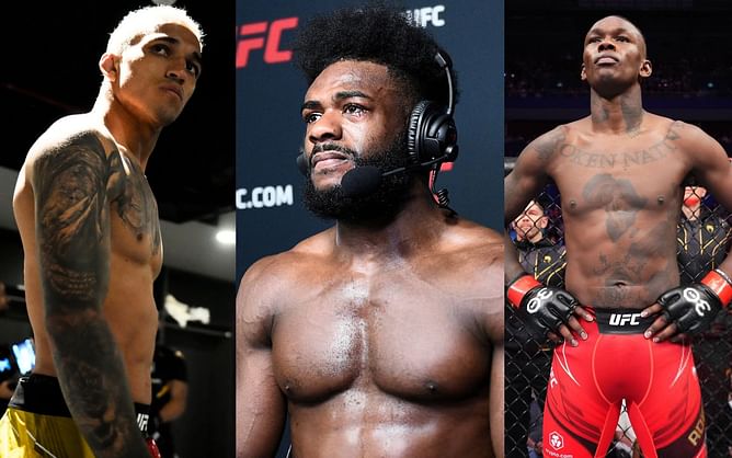 "I have to pose the same question" – Aljamain Sterling discusses possible "burnouts" for fellow former champions Israel Adesanya and Charles Oliveira