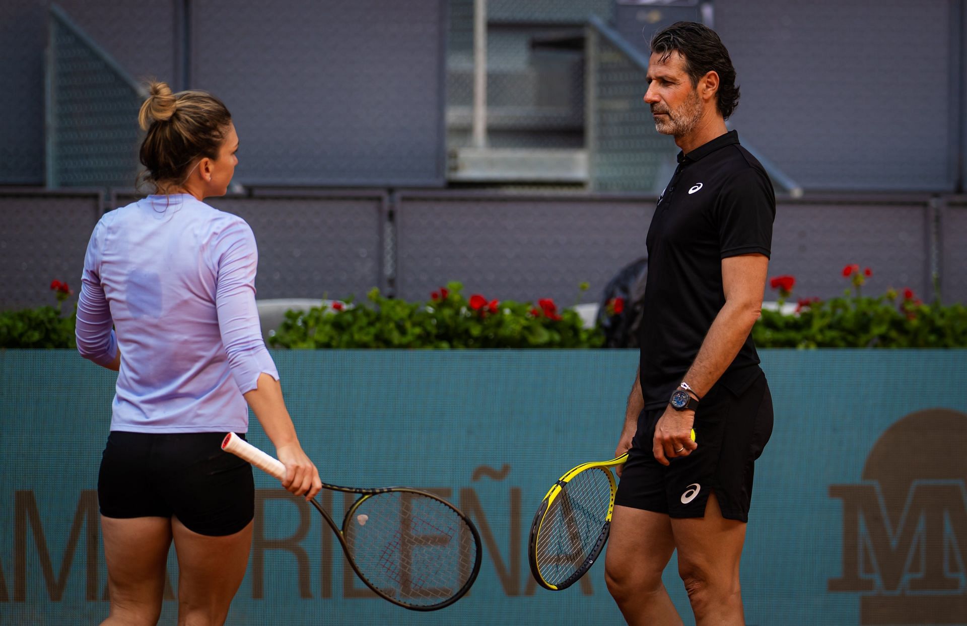 Patrick Mouratoglou began working with Simona Halep in 2022