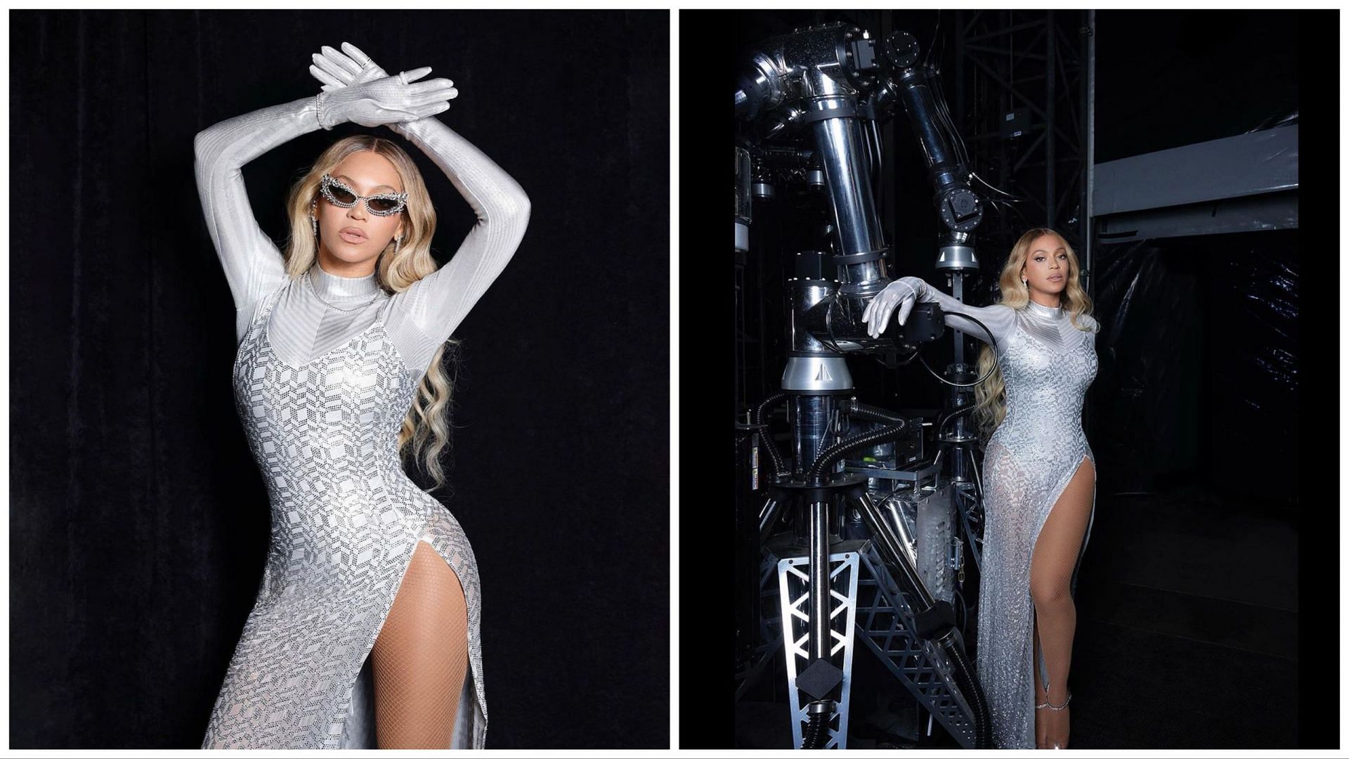 Two Portraits of Beyonce (Image via official Instagram @beyonce)
