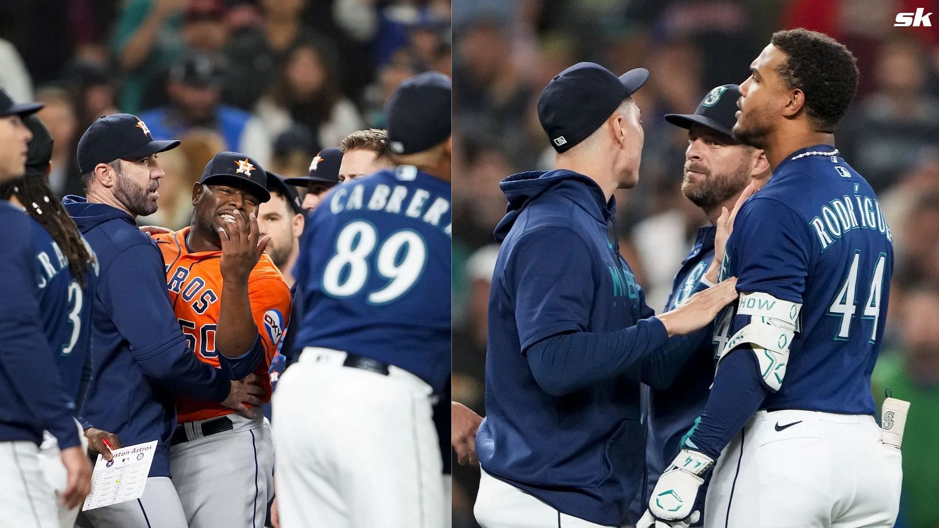 Astros' Martin Maldonado believes the bench-clearing incident was