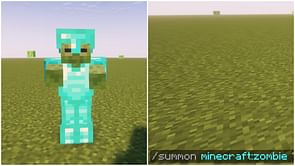 How to summon mob with armor in Minecraft Java Edition
